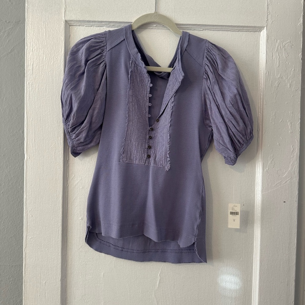 Anthropologie Pilcro women’s blouse/shirt in purple new with tags
